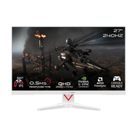 GAMEON GOAD27QHD240IPS Dominator Series 27" QHD, 240Hz, MPRT 0.5ms, HDMI 2.1, Fast IPS Gaming Monitor (Supports PS5) - White