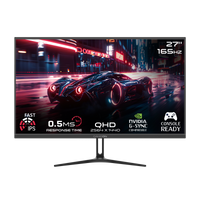 GAMEON GOAE27QHD165IPS Pro Series 27" QHD, 165Hz, MPRT 0.5ms, HDMI 2.1, Fast IPS Gaming Monitor (Supports PS5) - Black