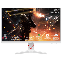 جيم أون, شاشة الألعاب فئة ماركسمان بحجم 24 بوصة, 180 هرتز, زمن الاستجابه 0.5, اتش دي ام اي 2.1 تدعم سوني 5 - أبيض