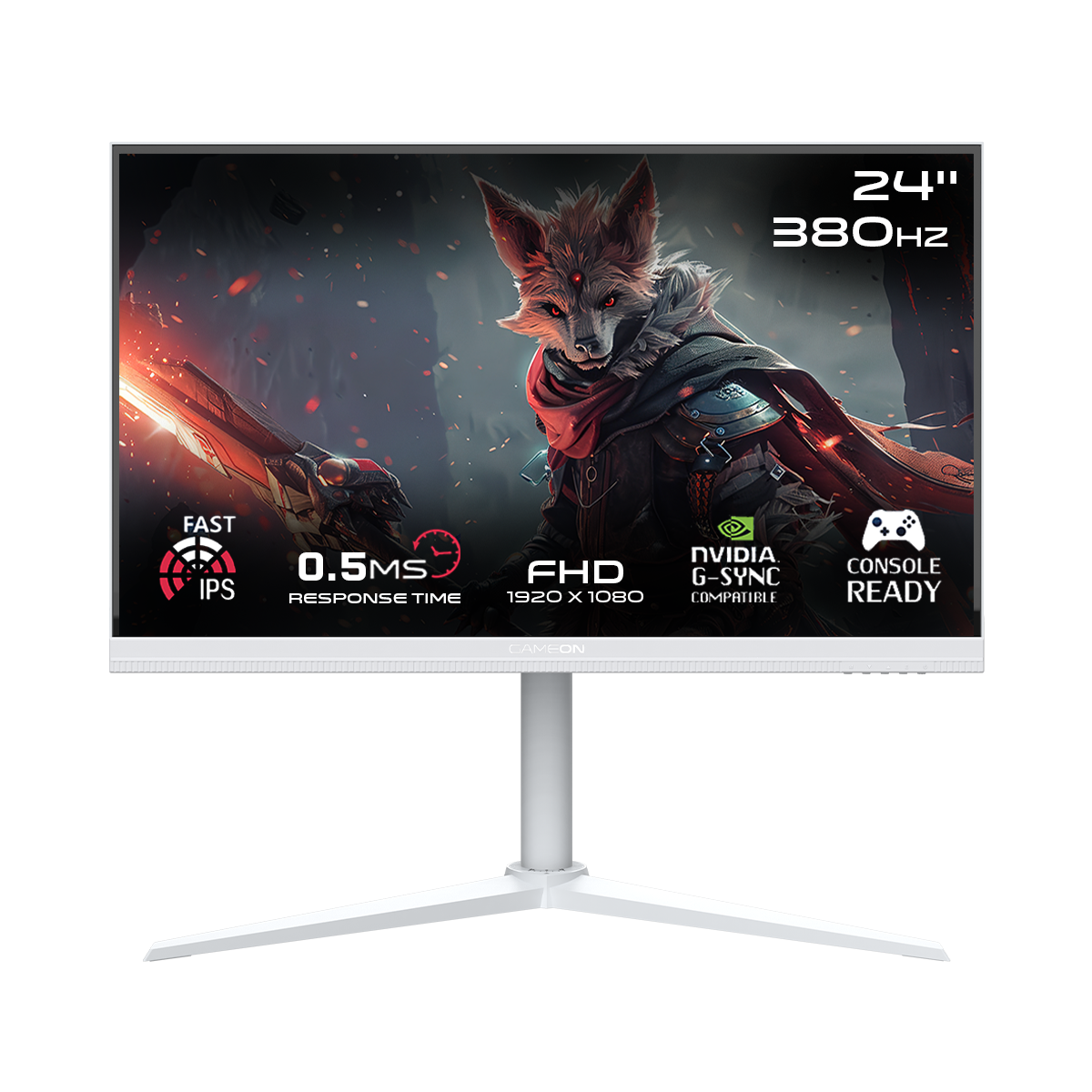 GAMEON GOAP24FHD380IPS Artic Pro Series 24&quot; FHD, 360Hz, MPRT 0.5ms 