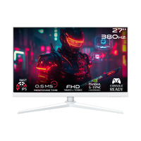 جيم أون, شاشة الألعاب فئة أرتيك برو بحجم 27 بوصة, زمن الاستجابه 0.5, اتش دي ام اي 2.1 تدعم سوني 5 - أبيض