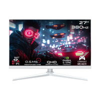 GAMEON GOAP27QHD380IPS Artic Pro Series 27" QHD, 380Hz, MPRT 0.5ms, HDMI 2.1, Fast IPS Gaming Monitor (Supports PS5) - White