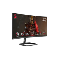 GAMEON GOC34WQHD100VA Spectra Pro Series 34" WQHD, 100Hz, MPRT 0.5ms, HDMI 2.1, Fast VA Panel Curved Gaming Monitor 1500R 21:9 (Supports PS5) - Black