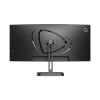 GAMEON GOC34WQHD100VA Spectra Pro Series 34" WQHD, 100Hz, MPRT 0.5ms, HDMI 2.1, Fast VA Panel Curved Gaming Monitor 1500R 21:9 (Supports PS5) - Black