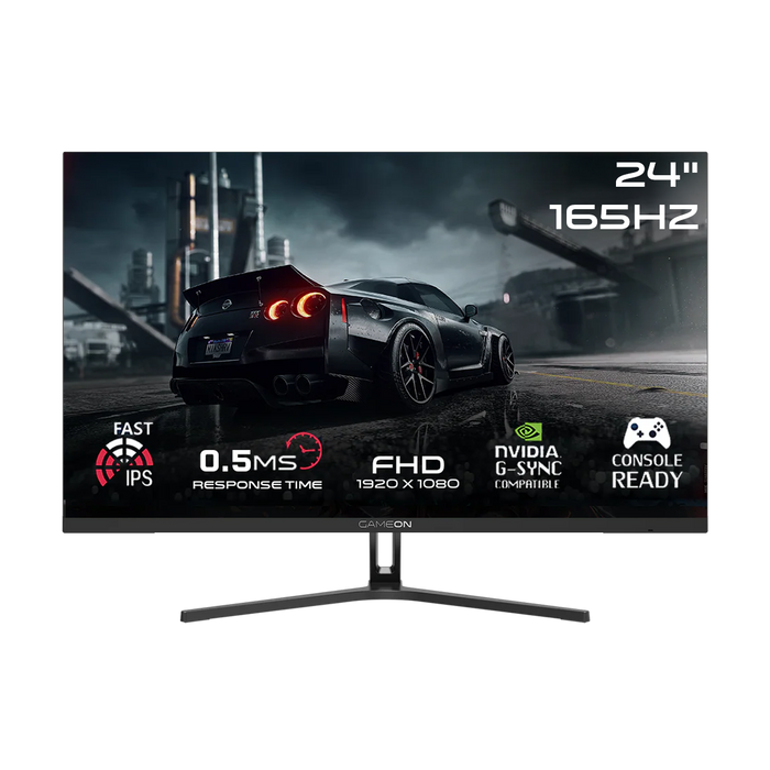 GAMEON GOE24FHD165IPS Epic Series 24" FHD, 165Hz, 0.5ms, HDMI 2.1, IPS Gaming Monitor (Supports PS5) - Black