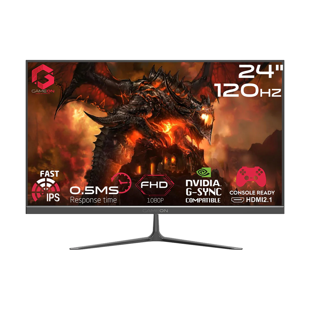 GAMEON 120Hz Fast IPS Gaming Monitor in UAE | PS5 Support