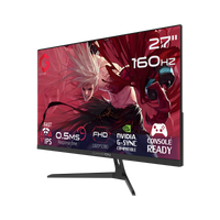 GAMEON GOES27FHD160IPS Essential Series 27" FHD, 160Hz, MPRT 0.5ms, HDMI 2.1, Fast IPS Gaming Monitor (Supports PS5) - Black