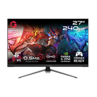 GAMEON GOES27QHD240IPS Esports Series 27" QHD, 240Hz, MPRT 0.5ms, HDMI 2.1, Fast IPS Gaming Monitor (Supports PS5) - Black