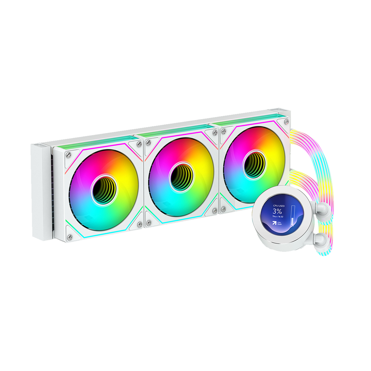 GAMEON - KRAKEN N360 LCD Display Liquid CPU Cooler 360mm