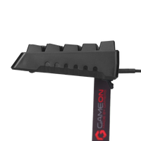 GAMEON MAGPRO Series GOMG1K8-RS 60% RGB Magnetic Mechanical Wired Gaming Keyboard with Customization Software & Wrist Band, Pink Switch - English/Arabic