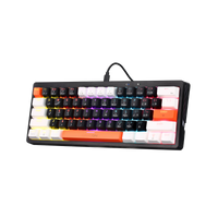 GAMEON AEROX Series GOMK60-RS 60% RGB Mechanical Wired Gaming Keyboard, Red Switch - English/Arabic
