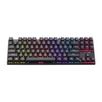 GAMEON KENORA Series GOMK87-RS 80% RGB Mechanical Wired Gaming Keyboard, Red Switch - English/Arabic