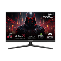 GAMEON GOMP24FHD380IPS Midnight Pro Series 24" FHD, 380Hz, MPRT 0.5ms, HDMI 2.1, Fast IPS Gaming Monitor (Supports PS5) - Black