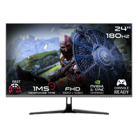 GAMEON GOPS24180VA Pro Series 24" FHD, 180Hz, MPRT 0.5ms, HDMI 2.1, Fast VA Panel Gaming Monitor (Supports PS5) - Black