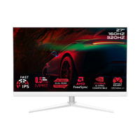 جيم أون, شاشة الألعاب فئة سويش اكس بحجم 27 بوصة, 160 هرتز, زمن الاستجابه 0.5, اتش دي ام اي 2.1 تدعم سوني 5 - أبيض