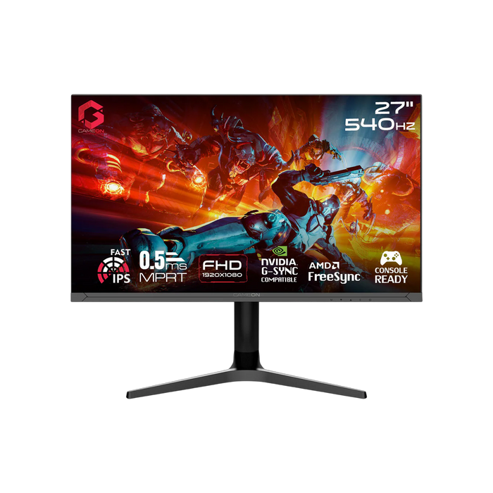 GAMEON GOTX27FHD540IPS Titan Pro X Series 27" FHD, 540Hz, MPRT 0.5ms, HDMI 2.1, Fast IPS Gaming Monitor (Supports PS5) - Black