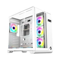 GAMEON Infinity Artic Series ARGB Mid Tower Gaming Case - White