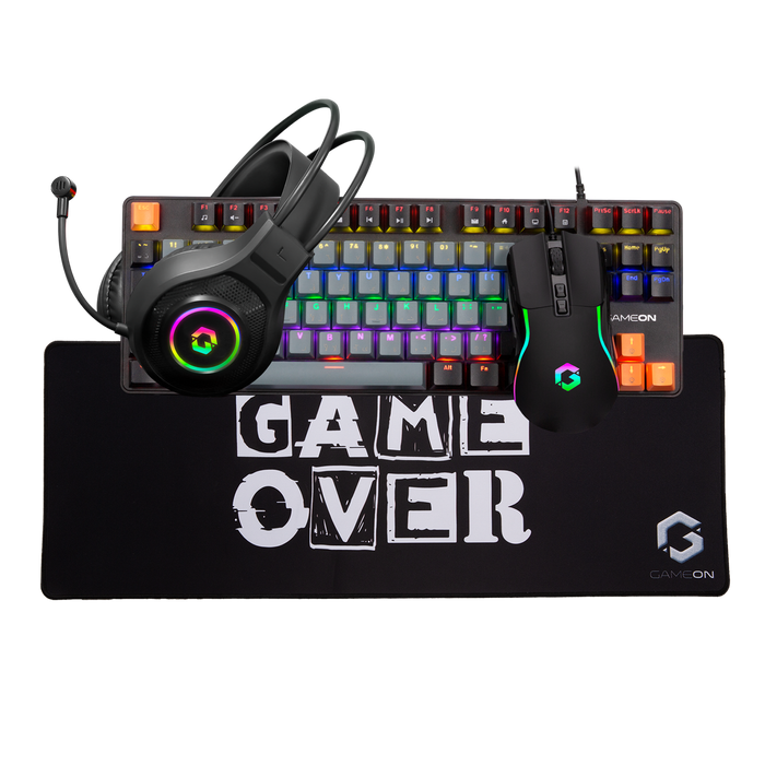 GAMEON VIPER XI All-In-One Gaming Bundle (Mechanical Keyboard, Headset, Mouse & Mousepad)