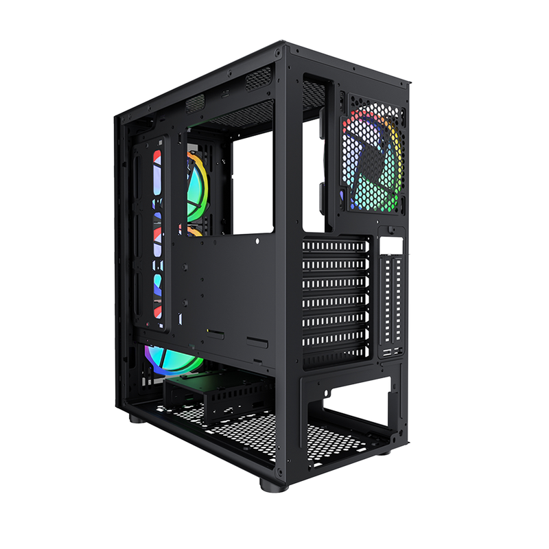 GAMEON TRIDENT II Mid Tower Gaming Case (Fixed RGB)