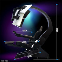 GAMEON IW-320 Zero Gravity Reclining Computer Workstation Gaming Simulator Chair/Cockpit – Black