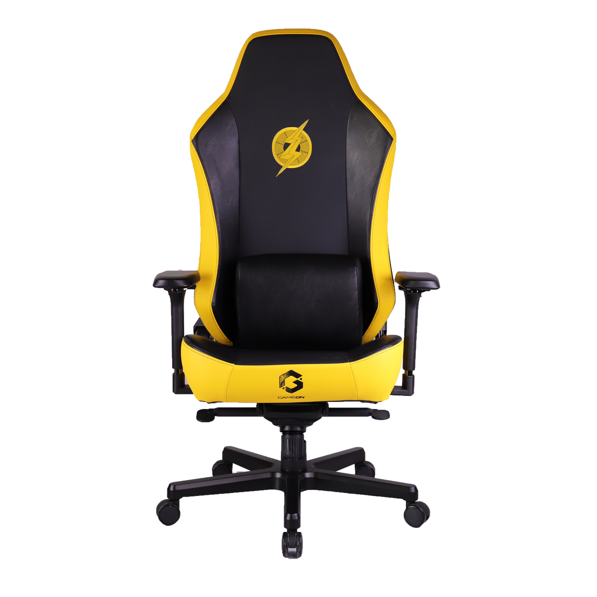 GAMEON x DC Licensed Gaming Chair With Adjustable 4D Armrest & Metal Base - Flash