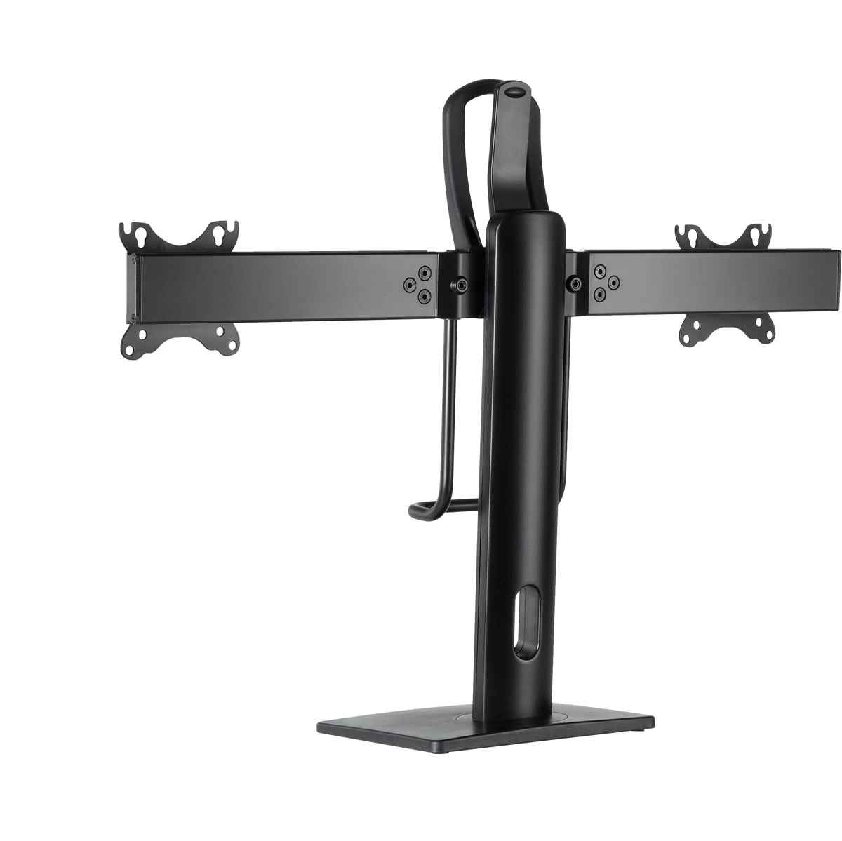 GAMEON GO-2052 Easy To Adjust Vertical Lift Dual Screens Monitor Arm, Stand And Mount For Gaming And Office Use, 17" - 27", Each Arm Up To 6 KG, Black